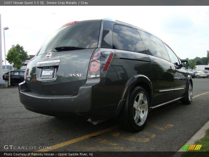 Smoke Gray Metallic / Gray 2007 Nissan Quest 3.5 SE