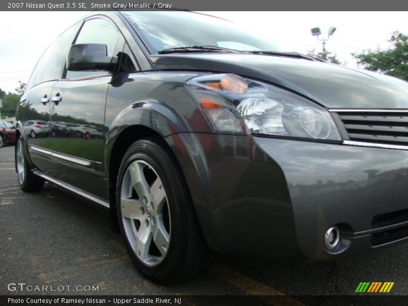 Smoke Gray Metallic / Gray 2007 Nissan Quest 3.5 SE