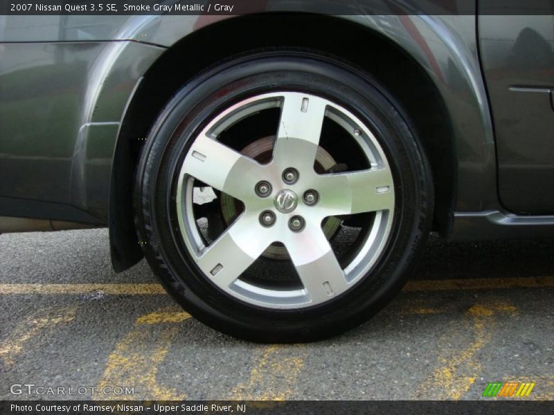 Smoke Gray Metallic / Gray 2007 Nissan Quest 3.5 SE