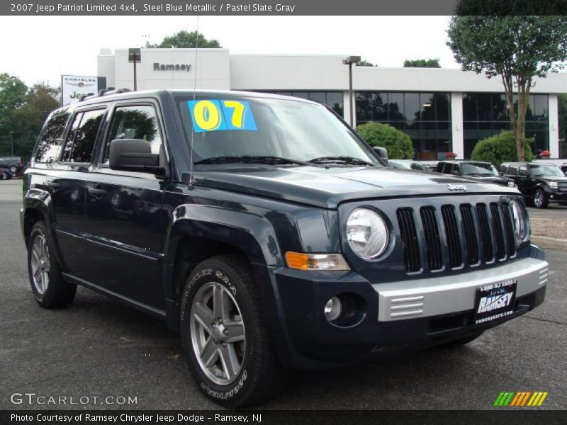 Steel Blue Metallic / Pastel Slate Gray 2007 Jeep Patriot Limited 4x4