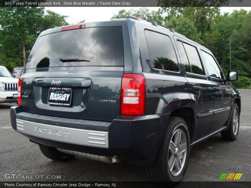 Steel Blue Metallic / Pastel Slate Gray 2007 Jeep Patriot Limited 4x4