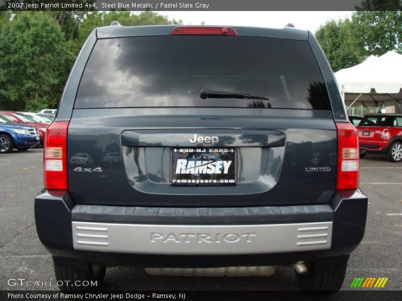 Steel Blue Metallic / Pastel Slate Gray 2007 Jeep Patriot Limited 4x4
