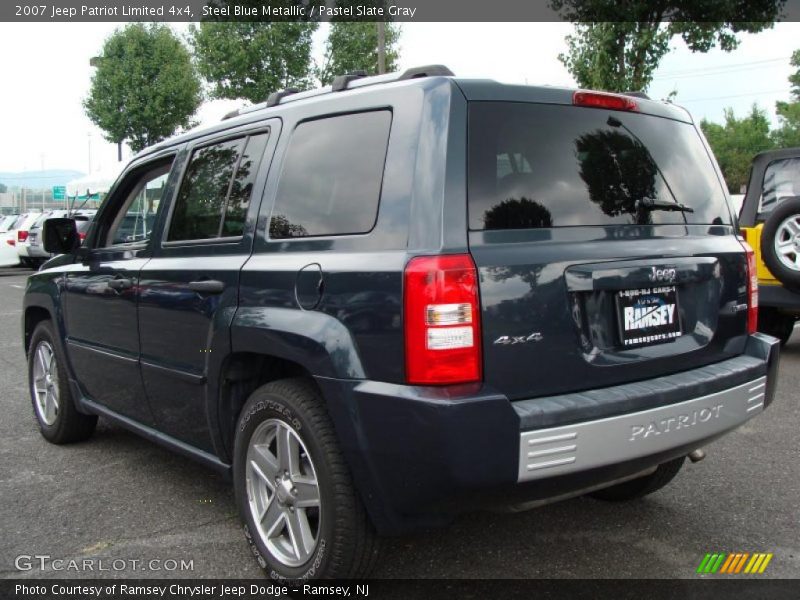 Steel Blue Metallic / Pastel Slate Gray 2007 Jeep Patriot Limited 4x4