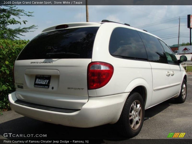 Stone White / Taupe 2003 Dodge Grand Caravan Sport