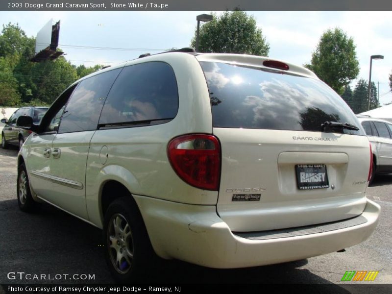Stone White / Taupe 2003 Dodge Grand Caravan Sport