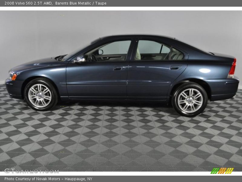 Barents Blue Metallic / Taupe 2008 Volvo S60 2.5T AWD