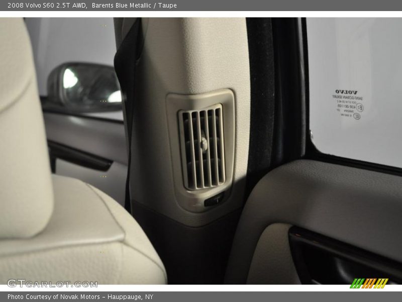 Barents Blue Metallic / Taupe 2008 Volvo S60 2.5T AWD