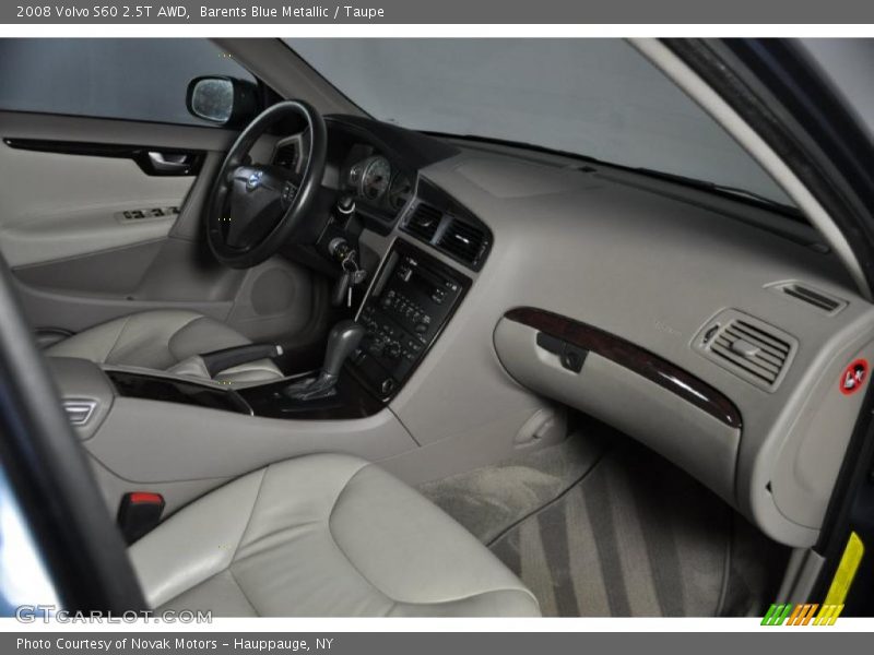 Barents Blue Metallic / Taupe 2008 Volvo S60 2.5T AWD