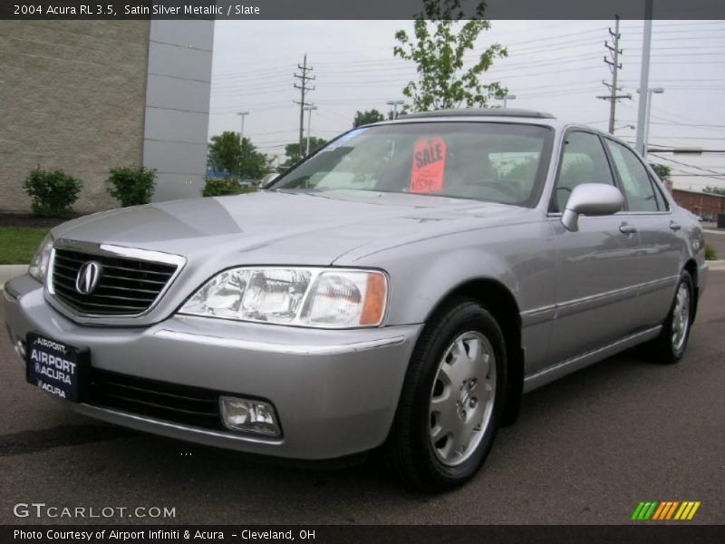 Satin Silver Metallic / Slate 2004 Acura RL 3.5
