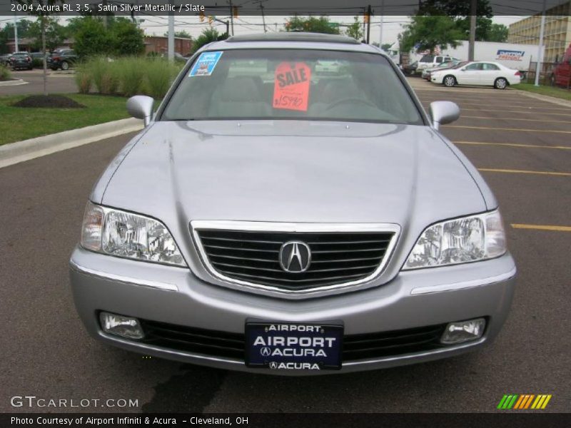 Satin Silver Metallic / Slate 2004 Acura RL 3.5