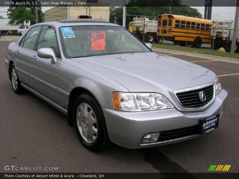 Satin Silver Metallic / Slate 2004 Acura RL 3.5