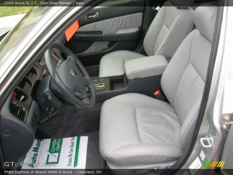 Satin Silver Metallic / Slate 2004 Acura RL 3.5