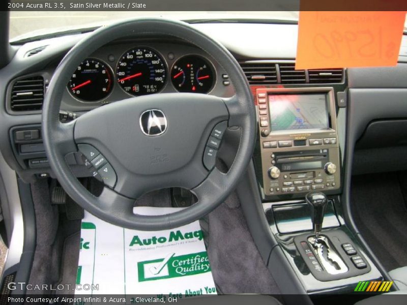 Satin Silver Metallic / Slate 2004 Acura RL 3.5