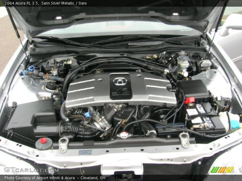 Satin Silver Metallic / Slate 2004 Acura RL 3.5