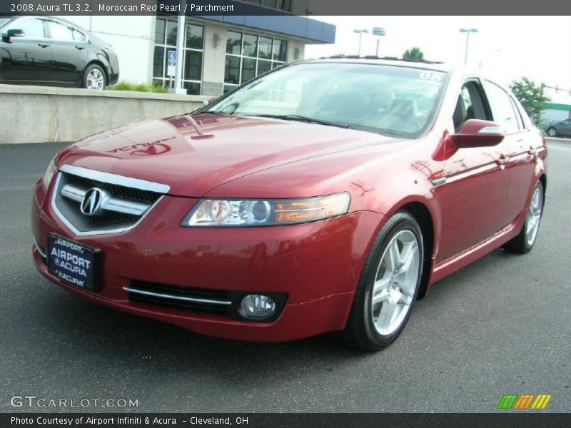 Moroccan Red Pearl / Parchment 2008 Acura TL 3.2