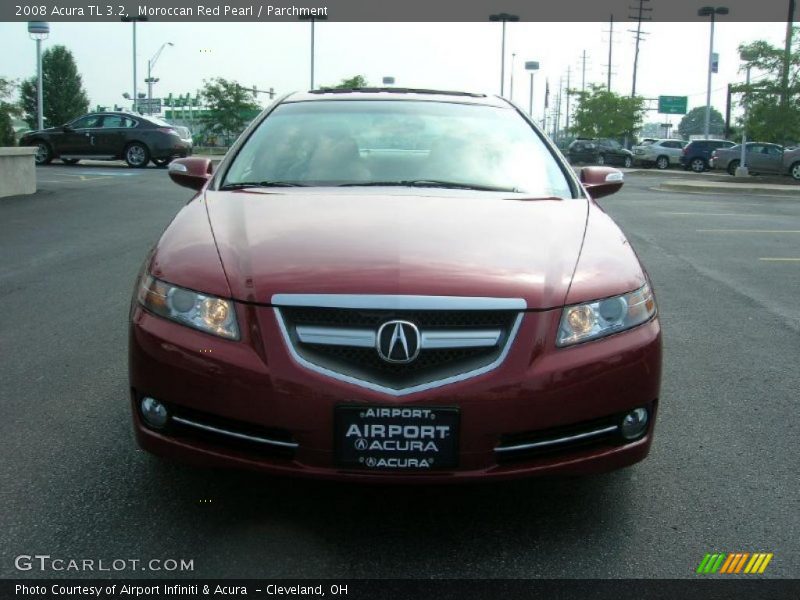 Moroccan Red Pearl / Parchment 2008 Acura TL 3.2