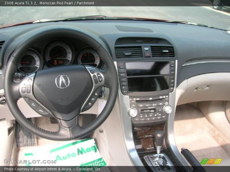 Moroccan Red Pearl / Parchment 2008 Acura TL 3.2