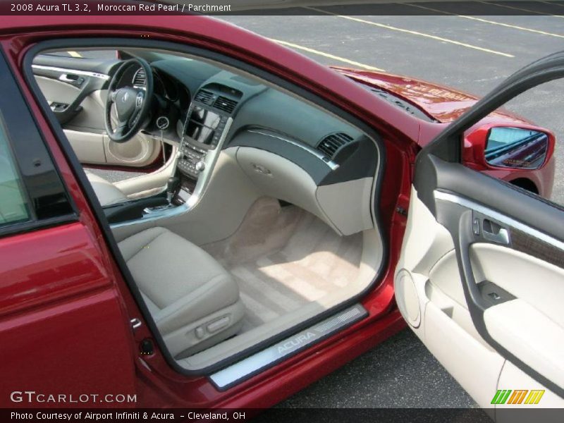 Moroccan Red Pearl / Parchment 2008 Acura TL 3.2