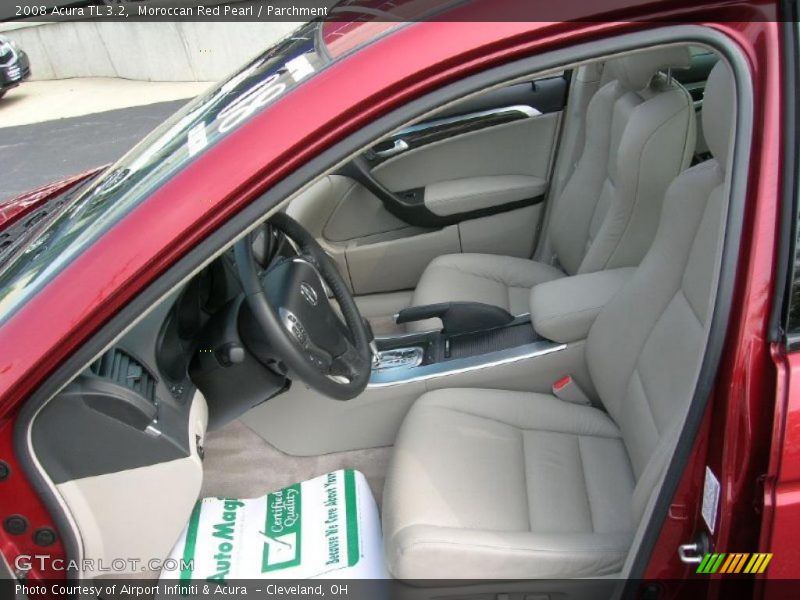 Moroccan Red Pearl / Parchment 2008 Acura TL 3.2
