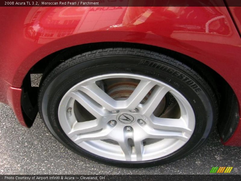 Moroccan Red Pearl / Parchment 2008 Acura TL 3.2