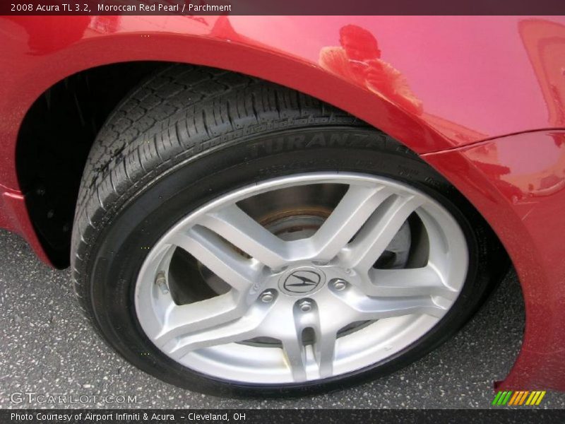 Moroccan Red Pearl / Parchment 2008 Acura TL 3.2