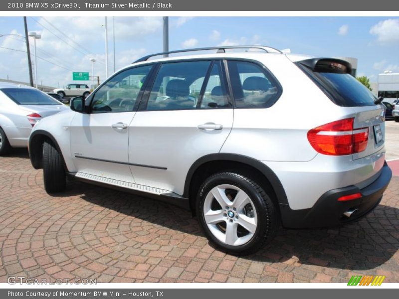 Titanium Silver Metallic / Black 2010 BMW X5 xDrive30i