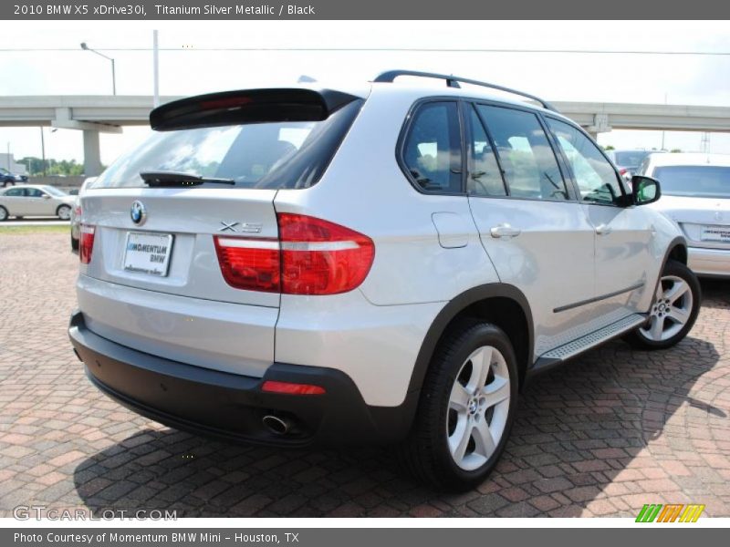 Titanium Silver Metallic / Black 2010 BMW X5 xDrive30i