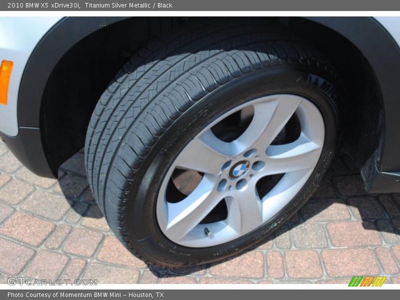 Titanium Silver Metallic / Black 2010 BMW X5 xDrive30i