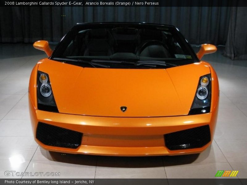 Arancio Borealis (Orange) / Nero Perseus 2008 Lamborghini Gallardo Spyder E-Gear