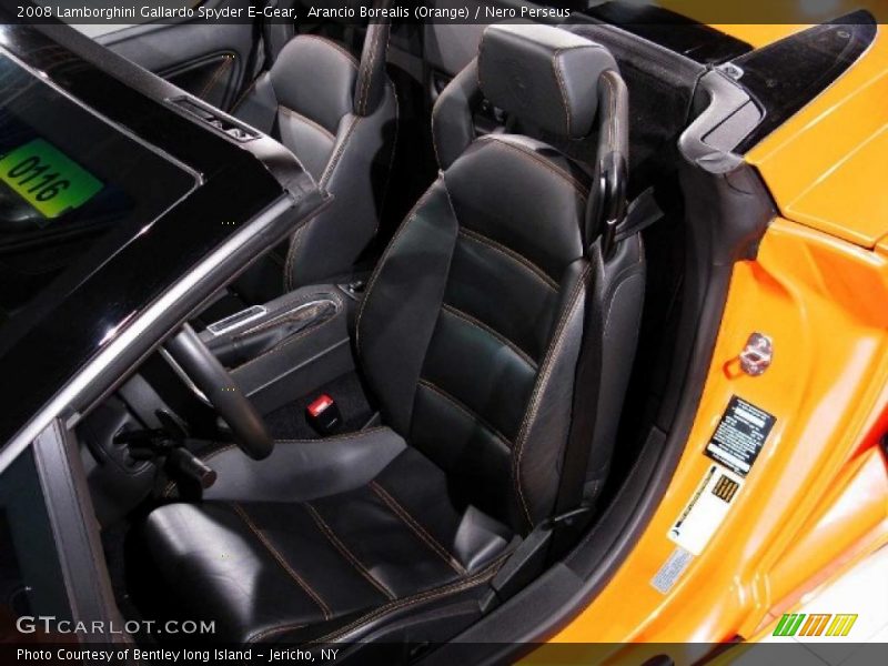 Arancio Borealis (Orange) / Nero Perseus 2008 Lamborghini Gallardo Spyder E-Gear