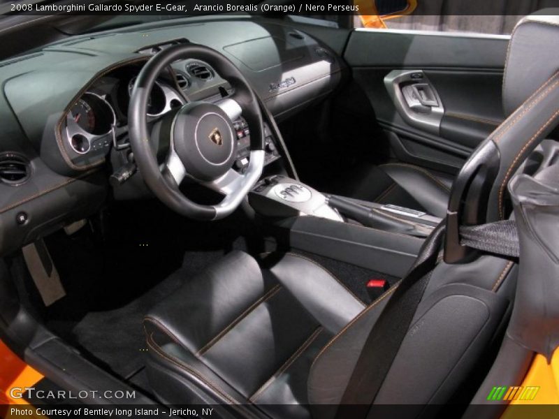 Arancio Borealis (Orange) / Nero Perseus 2008 Lamborghini Gallardo Spyder E-Gear