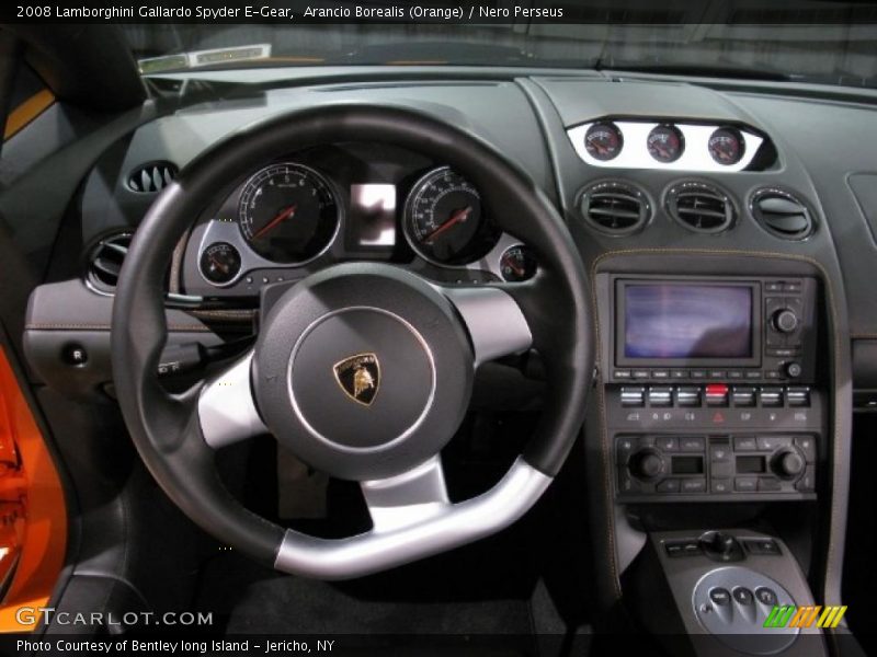 Arancio Borealis (Orange) / Nero Perseus 2008 Lamborghini Gallardo Spyder E-Gear