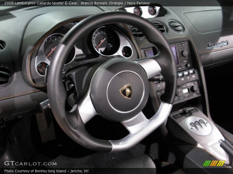 Arancio Borealis (Orange) / Nero Perseus 2008 Lamborghini Gallardo Spyder E-Gear