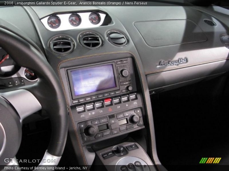 Arancio Borealis (Orange) / Nero Perseus 2008 Lamborghini Gallardo Spyder E-Gear