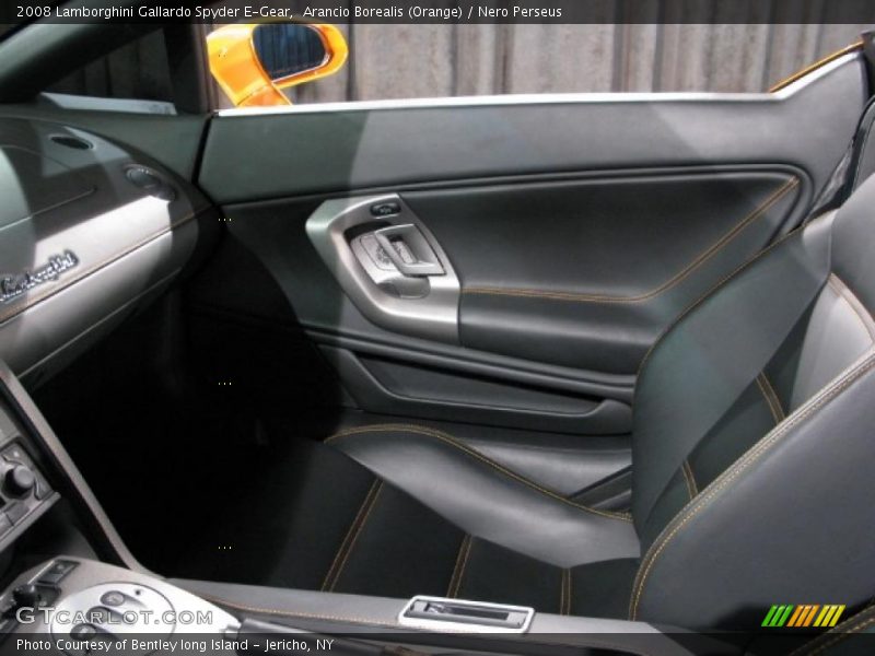 Arancio Borealis (Orange) / Nero Perseus 2008 Lamborghini Gallardo Spyder E-Gear