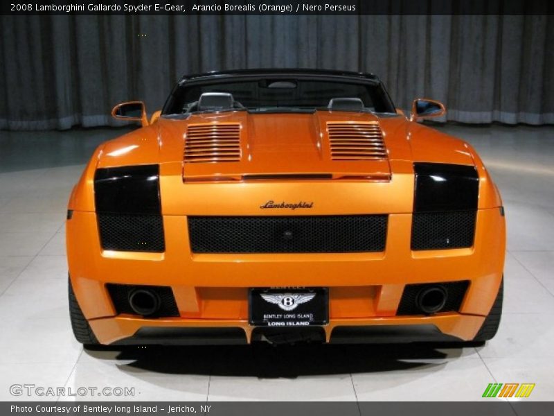 Arancio Borealis (Orange) / Nero Perseus 2008 Lamborghini Gallardo Spyder E-Gear