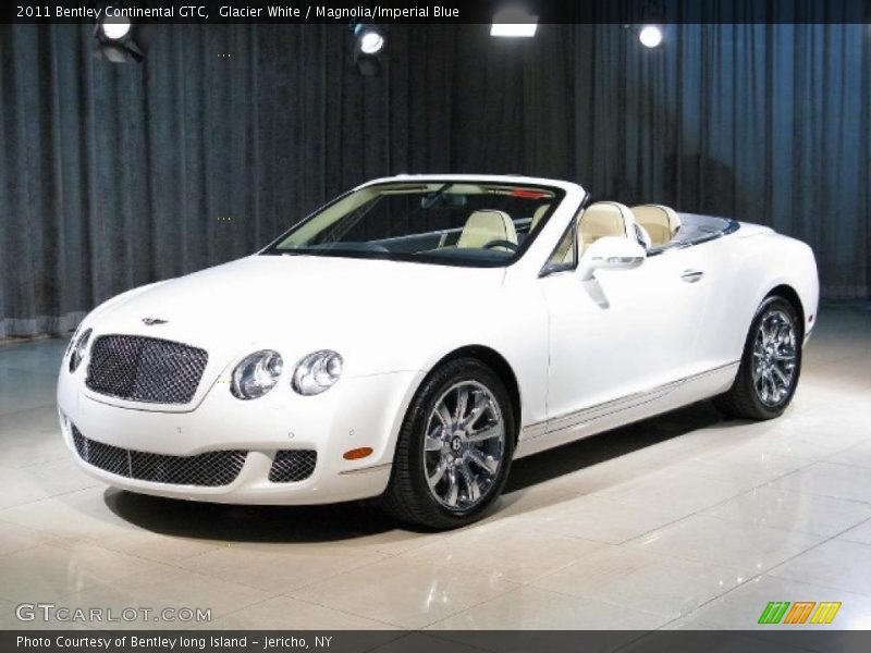 Glacier White / Magnolia/Imperial Blue 2011 Bentley Continental GTC