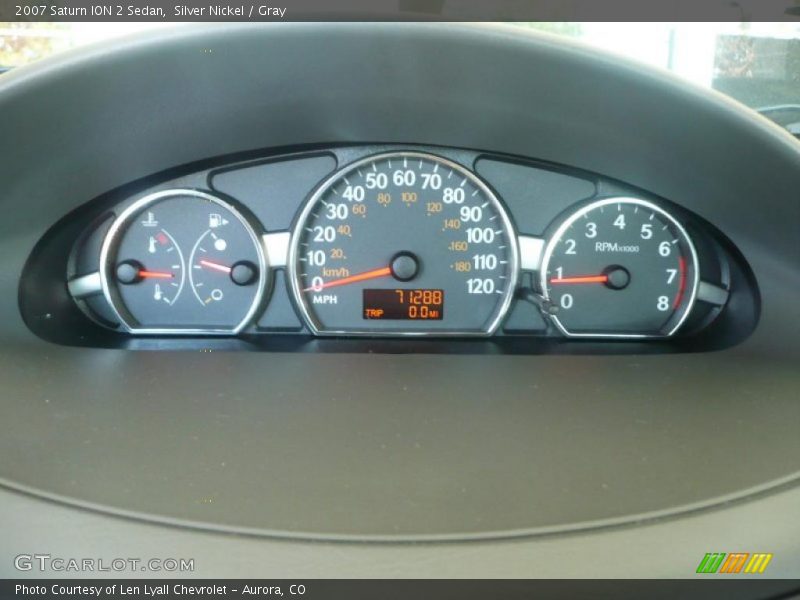 Silver Nickel / Gray 2007 Saturn ION 2 Sedan