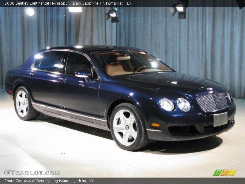 Dark Sapphire / Newmarket Tan 2008 Bentley Continental Flying Spur