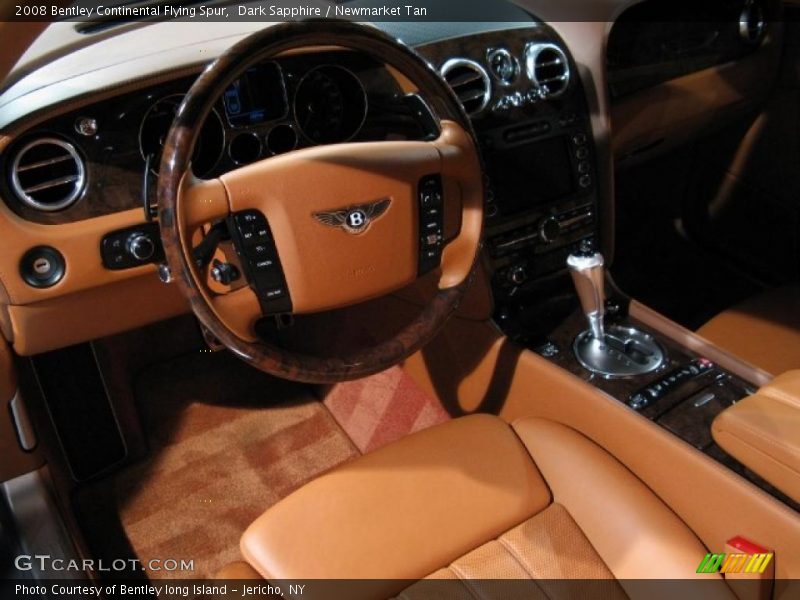 Dark Sapphire / Newmarket Tan 2008 Bentley Continental Flying Spur