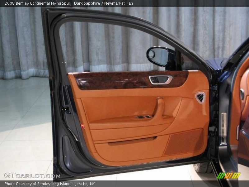 Dark Sapphire / Newmarket Tan 2008 Bentley Continental Flying Spur