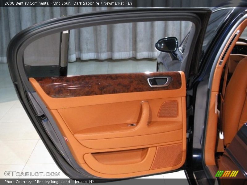 Dark Sapphire / Newmarket Tan 2008 Bentley Continental Flying Spur