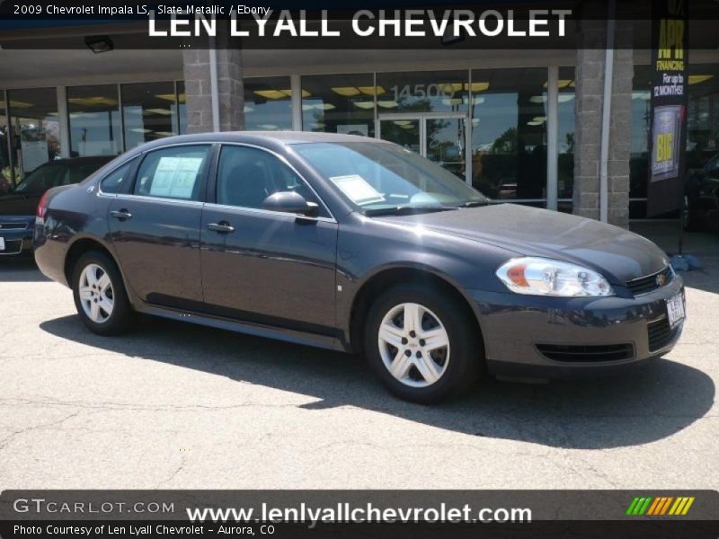 Slate Metallic / Ebony 2009 Chevrolet Impala LS