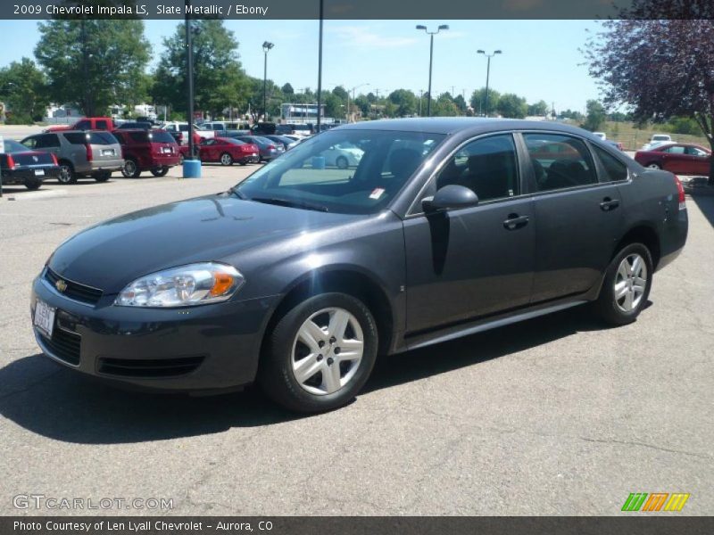 Slate Metallic / Ebony 2009 Chevrolet Impala LS