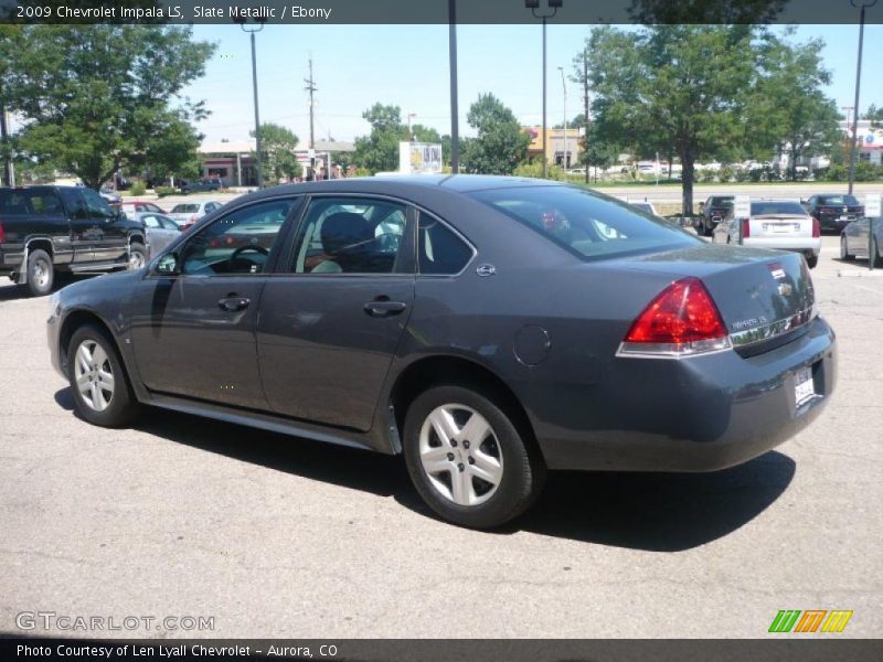 Slate Metallic / Ebony 2009 Chevrolet Impala LS