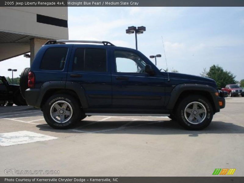 Midnight Blue Pearl / Medium Slate Gray 2005 Jeep Liberty Renegade 4x4