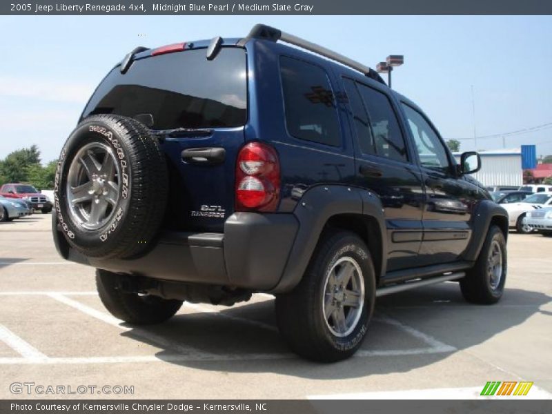 Midnight Blue Pearl / Medium Slate Gray 2005 Jeep Liberty Renegade 4x4