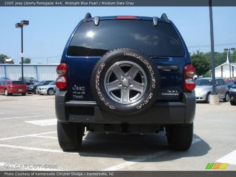 Midnight Blue Pearl / Medium Slate Gray 2005 Jeep Liberty Renegade 4x4