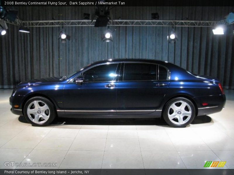 Dark Sapphire / Newmarket Tan 2008 Bentley Continental Flying Spur