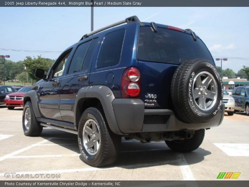 Midnight Blue Pearl / Medium Slate Gray 2005 Jeep Liberty Renegade 4x4